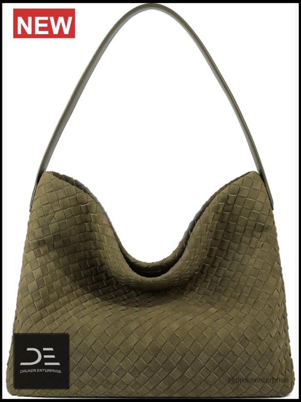 Vegan Leather Hobo Bag Slouchy Tote Satchel Shoulder Bag